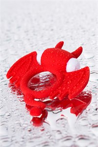 Эрекционное кольцо на пенис JOS SWEET DEVIL, силикон, красный, 8,5 см 10032