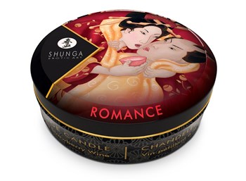 Массажное аромамасло в виде свечи Shunga «Романтика.Шампанское и клубника» (Romance), 30 мл 10049